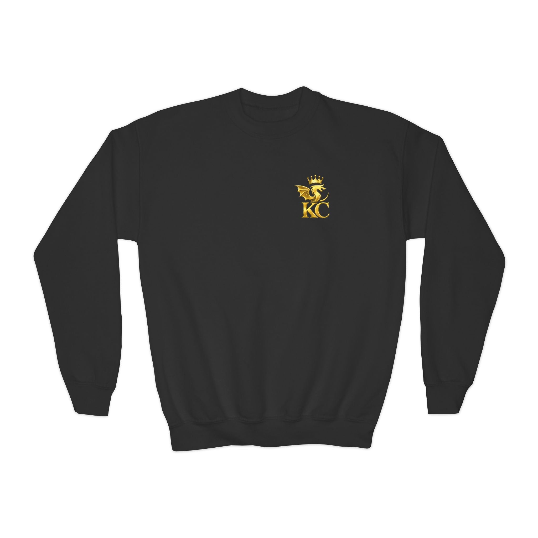 KC Born Royal Youth Crewneck Sweatshirt Gold