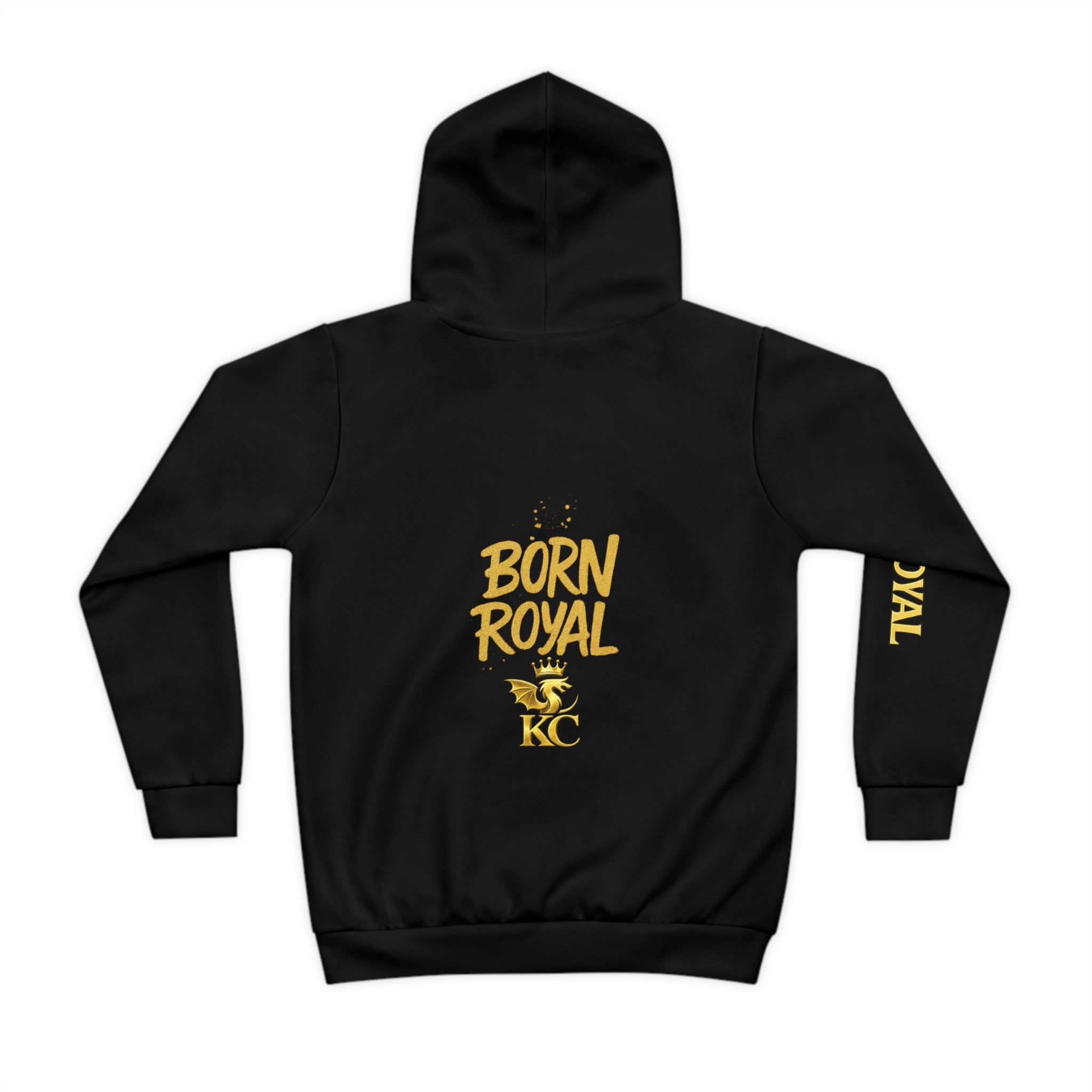 KingZcloset Born Royal KC Children's Hoodie Gold