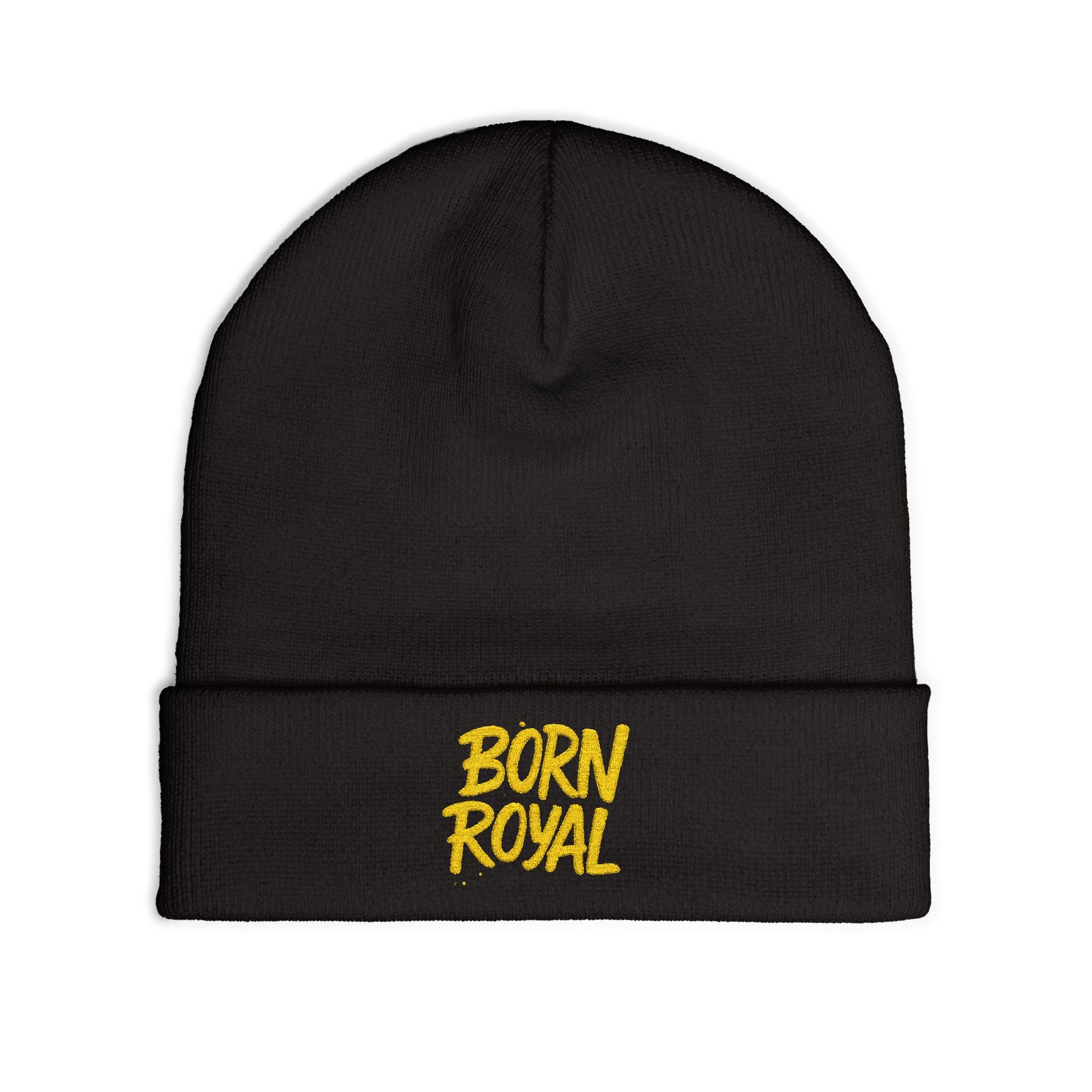 Born Royal Knit Beanie Mustard