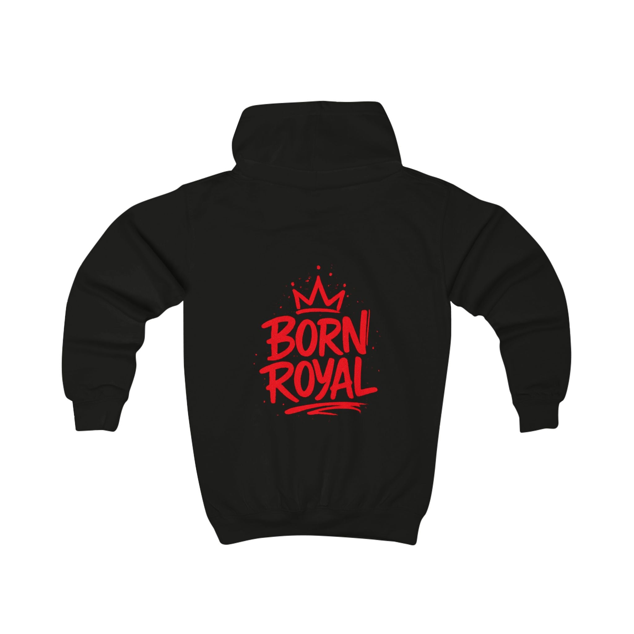 Born Royal Crown Kids Hoodie Red