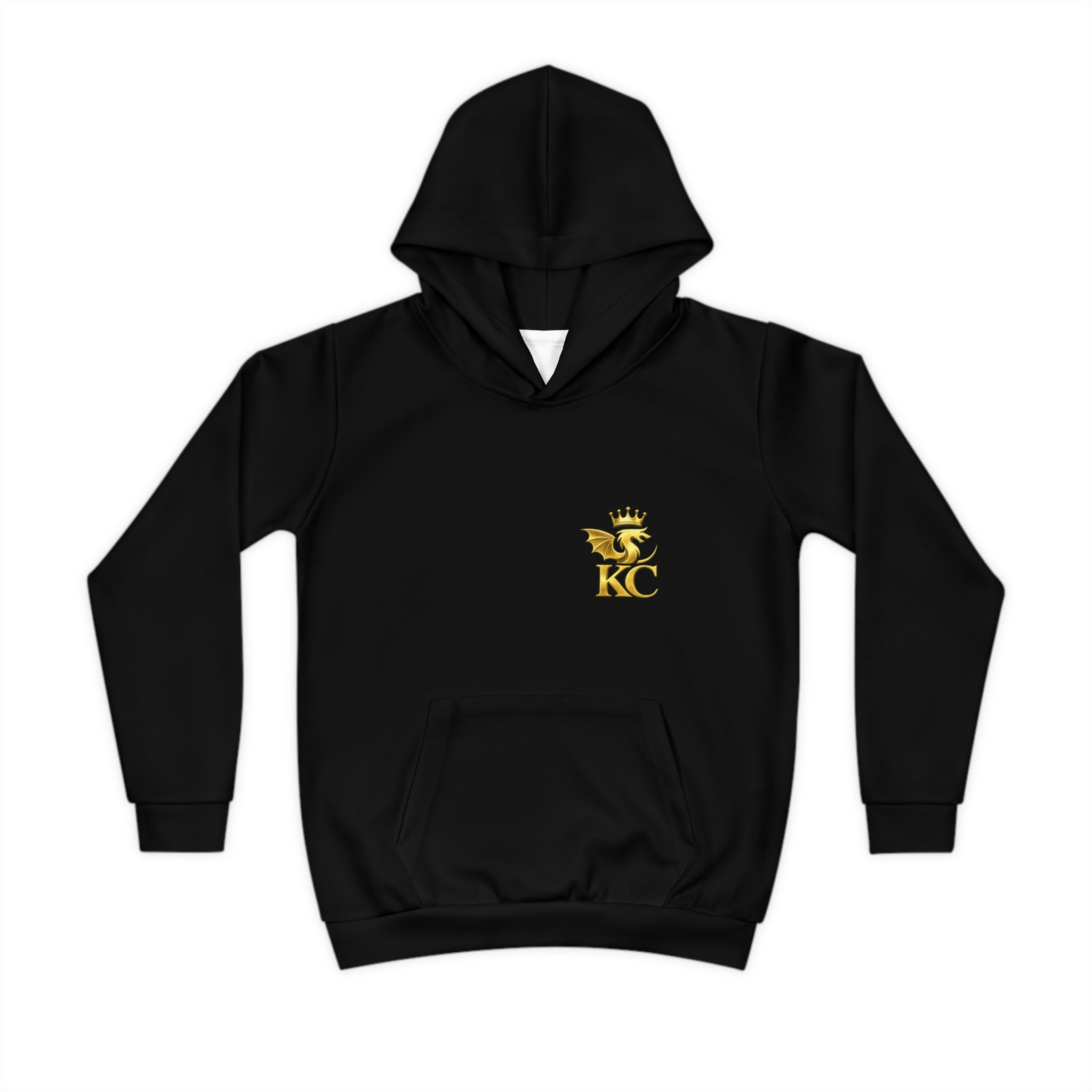 KC Born Royal Crown Children's Hoodie Gold