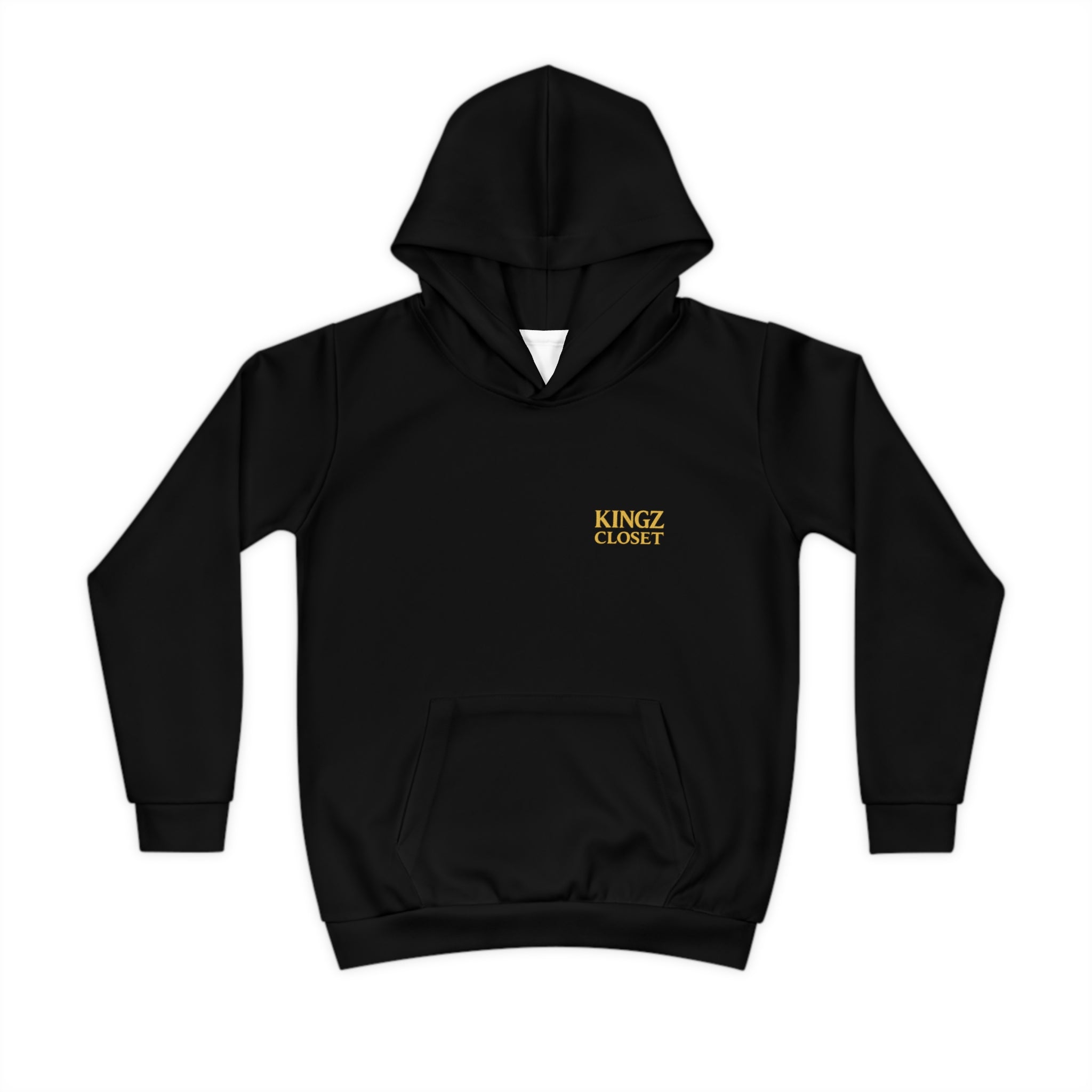 KingZcloset Born Royal KC Children's Hoodie Gold
